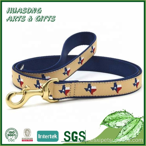 Thick Double Layer Nylon Dog Leash Comfort Handle